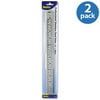 (2 pack) (2 Pack) Helix, HLX13212, Stainless Steel Professional Ruler, 1 Each