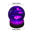 thumbnail image 2 of EIMELI 3d Glowing Crystal Ball Night Light Ornament Creative Coloful Night Scene Lamp With Base For Home Decor Gift, 2 of 9