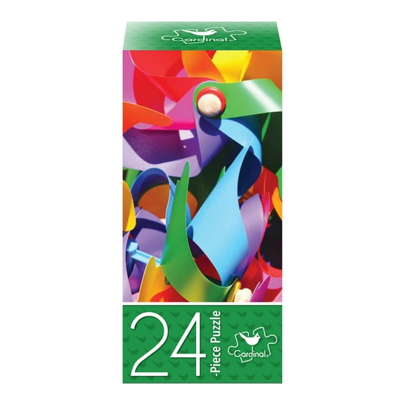 24-Piece Puzzle - Colorful Windmills