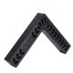 thumbnail image 1 of Regla de ángulo recto, localizador de ángulo recto negro, regla de posicionamiento de grados, herramientas para trabajar la madera, características de vanguardia, 1 of 12