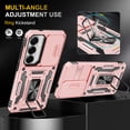 thumbnail image 4 of Hoibon Phone Case for Samsung Galaxy S26 Plus Case,[Slide Camera Cover][Kickstand] [Military Grade Protection] Shockproof Rugged Case for Samsung Galaxy S26 Plus - Rose Gold, 4 of 7
