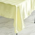 thumbnail image 6 of BalsaCircle 60" x 60" Yellow Square Satin Table Overlays Wedding Catering Linens Tablecloth, 6 of 6