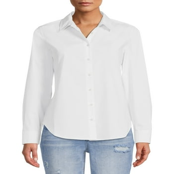 Time and Tru Women's Button Front Shirt