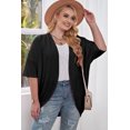 thumbnail image 2 of Plus Size Ribbed Cocoon Cover Up, 2 of 3
