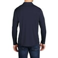 thumbnail image 2 of Mafoose Men's Posi-UV Pro Long Sleeve Polo Shirt True Navy 4X-Large, 2 of 5
