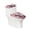 Panda Cherry Blossom, variant on HELLHERO Dragonfly Starry Sky Pattern Bathroom Toilet Cozy Set & Toilet Lid Covers with Stretch Polyester Fabric for Stretch Fit, Non-Slip
