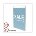 thumbnail image 2 of Classic Image Wall-Mount Sign Holder, Portrait, 8 1/2 X 11, Clear | Bundle of 2 Each, 2 of 5