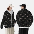 thumbnail image 2 of KLL Mallards And Snowflakes Print Men's Women’s UPF 50+ Sun Protection Outdoor Hoodie Jacket Long Sleeve Fishing Hiking Performance Shirt- 3X-Large, 2 of 5