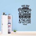 thumbnail image 2 of You Are Precious In Every Way Endearing Irreplaceable Important Wall Art Sticker Designs Vinyl Stickers For Home House Walls Rooms Windows Bedroom Decoration Size (28x28 inch), 2 of 3