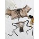 thumbnail image 1 of Ropa interior sexy, tentación de malla sexy, bikini dividido encantador con estampado de seis puntos, 1 of 6