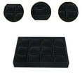 thumbnail image 6 of Segolike Velvet Jewelry Watch Tray 12 Grid Pillows Jewelry Organizer Multifunctional Stylish Display Holder Anti Scratch for Drawers Black, 6 of 8
