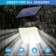 thumbnail image 5 of 108 luces LED solares con sensor de movimiento con control remoto, luces solares de seguridad impermeables IP65 con cable para patio, garaje, porche, patio, luces solares al aire libre, 5 of 5