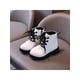 thumbnail image 4 of UKAP - Botas de combate para niños y niñas, botines impermeables, botas de piel sintética con cordones y cremallera, 4 of 6