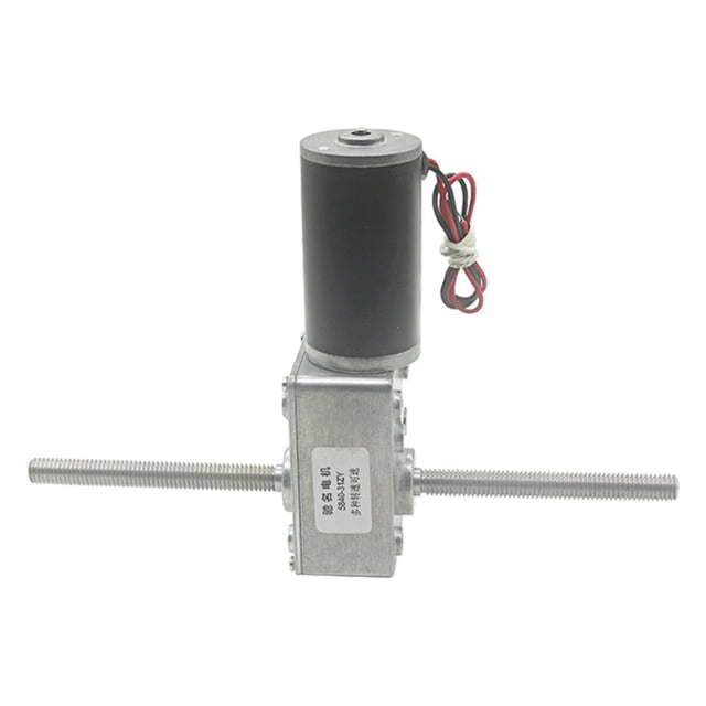12VCC Motor de Alta Tensión Reversible de Engranajes Motor Reductor Eje Tornillo M8 Modelo DIY RPM 12/.../470 260rpm Soledad Gran Torque Turbo Worm
