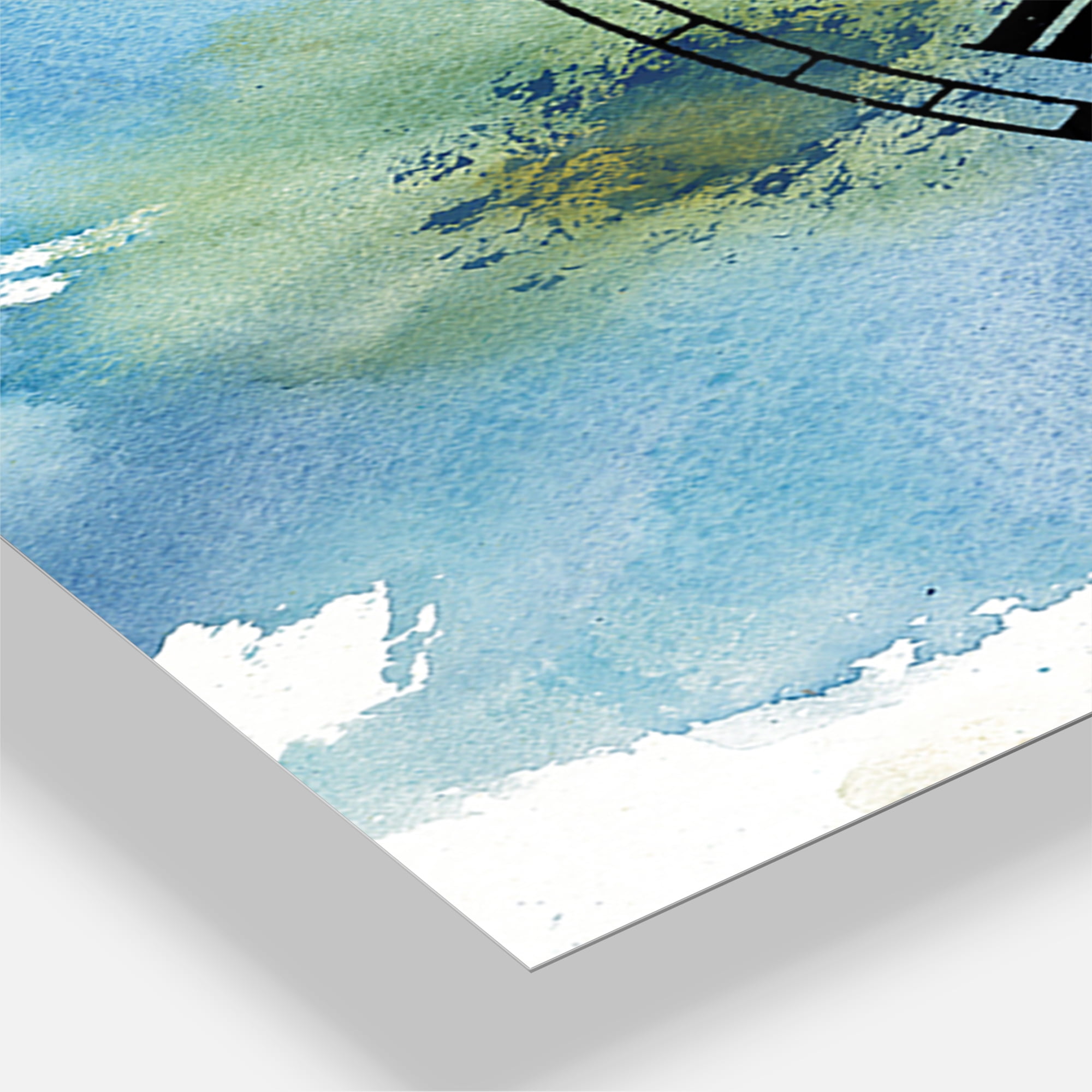 Designart 'Seashell Cosmos II' Lodge Wall Clock