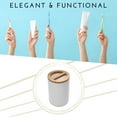 thumbnail image 6 of Evideco French Home Goods Padang Bamboo Toothbrush Holder White Chic Nautical Toothbrush Holders, 6 of 8