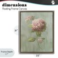 thumbnail image 4 of Stupell Industries Shabby Chic Single Hydrangea Bushel Brown Floating Frame Canvas Art, 25 x 31, by Nan, 4 of 8