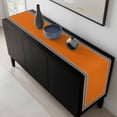 thumbnail image 5 of Orange Table Runner 60 Inches Long, Black Modern Geometric Abstract Art Aesthetics Kitchen Coffee Dining Table Decoration for Home Party Birthday Wedding Home Decor 13x60 Inches, 5 of 8