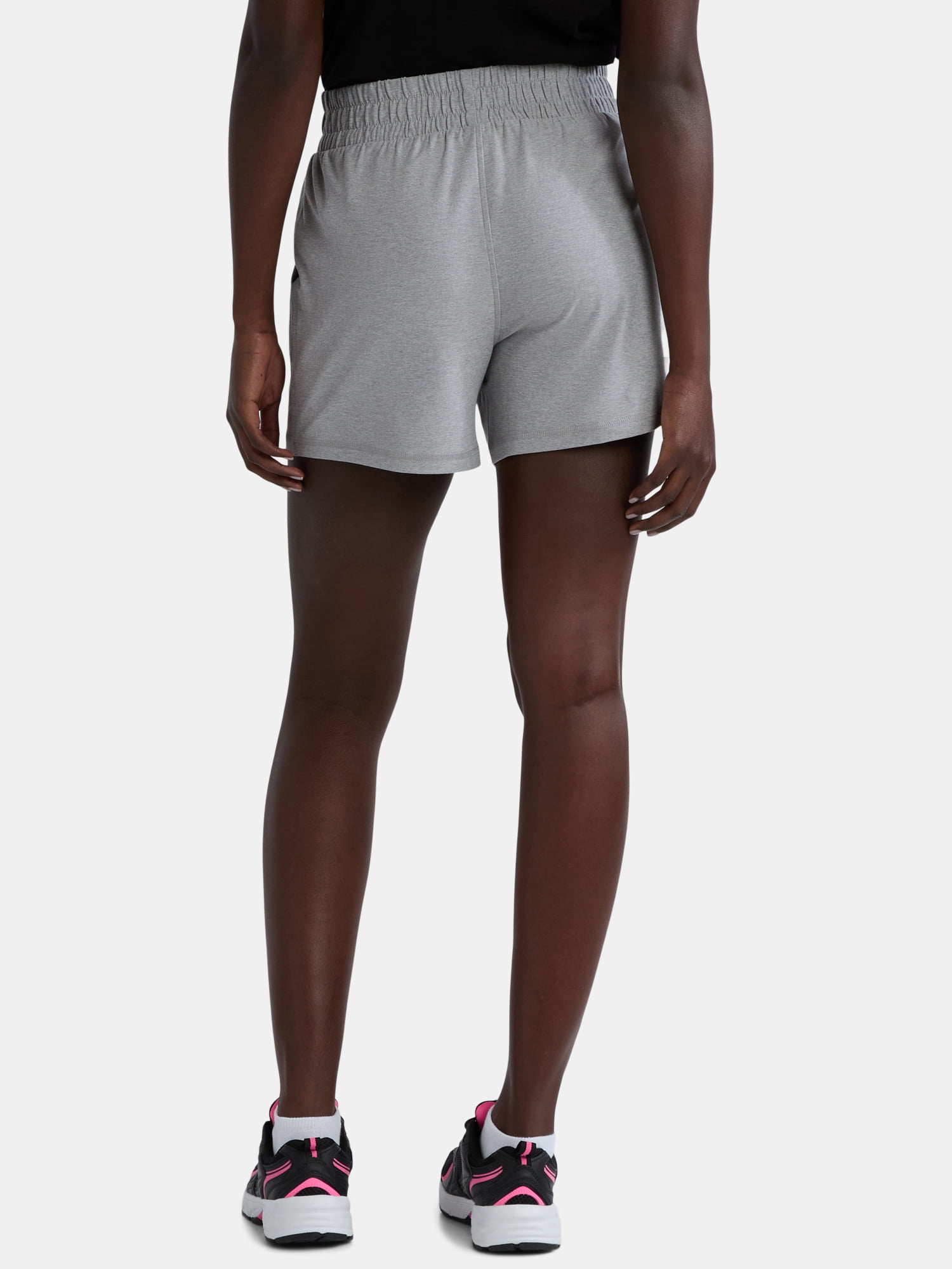 Athletic Works Women's and Women’s Plus ButterCore Soft Performance Gym Shorts, Available in 1, 2 and 5-Pack, Sizes XS-4X