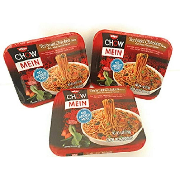 Chow Mein Instant Noodle (Teriyaki Chicken Flavor) 4Oz [Pack Of 3