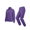thumbnail image 4 of JOANKDMI Sweatsuits Women 2 piece Outfit Casual Zip Up Hoodie Sweatshirt and Long Jogger Pants Set Oversized Tracksuit Fall Lounge Activewear Streetwear, 4 of 8