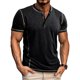 thumbnail image 4 of pstuiky camisetas de manga corta para hombre, Camisas cortas informales de cuello redondo y botones para hombre camisas casuales para hombre l, 4 of 9