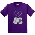 thumbnail image 3 of Inktastic Memorial Day Military Tags Youth T-Shirt, 3 of 5