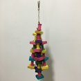 thumbnail image 3 of Building Blocks Toys for Small, Medium and Large Parrots, Pet Rainbow Bite String Toys, Chewing Toy for Birds, 3 of 5