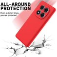 thumbnail image 4 of For Xiaomi Redmi Note 14 Pro+ 5G Case Liquid Silicone Anti-Scratch Phone Cover with Hand Strap - Gre, 4 of 5