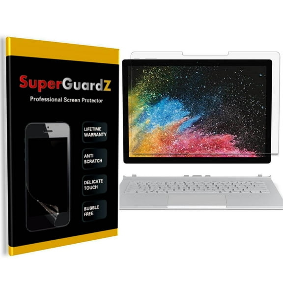 [3-Pack] For Microsoft Surface Laptop SuperGuardZ Screen Protector, Ultra Clear, Anti-Scratch, Anti-Bubble