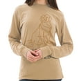 thumbnail image 3 of Big Size Choose Rescued Ring Spun Cotton Premium Long Sleeve Graphic Shirt - Mushroom XL, 3 of 4