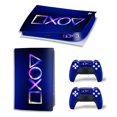 thumbnail image 5 of PS5 Digital Edition Skin Sticker Geometry Removable Cover PVC Vinyl for PS5 Console and 2 Controllers PS5Digital-7163, 5 of 5
