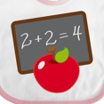 thumbnail image 4 of Inktastic Chalkboard and Apple School Boys or Girls Baby Bib, 4 of 4
