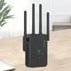 thumbnail image 4 of Repetidor De Wifi Amplificador de señal de repetidor WiFi Extensor de rango WiFi de cobertura amplia (negro UE), 4 of 7