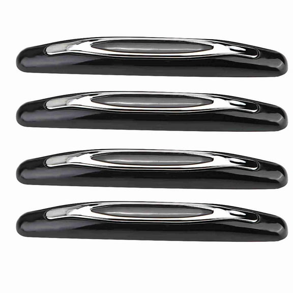Aigid Door Guard Trim,4pcs Car Door Edge Guards Trim Cover Strip Corner Bumper Anti-collision Scratch Protector(Black)