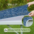 thumbnail image 6 of Machine Washable Bohemian Tablecloth 36x36 Inch Square Floral Cover with Elastic Hem for Easy Care and Lasting Use, 6 of 6