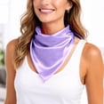 thumbnail image 2 of LILIYA Chiffon Scarf for Women Removable Flower Neck Scarf Soft Fashion Rose Scarves Versatile Headband or Hair Band for Neck, Hair, Purse & Belt Accessory, 2 of 3