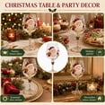 thumbnail image 7 of Christmas 3D Wine Glass, Raised Santa Claus Holiday Design with Twisted Stem, Festive Xmas Table Drinkware and Gift, 1 Pc, 7 of 7
