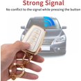 thumbnail image 4 of Key Fob Cover Compatible with Toyota Camry RAV4 Highlander Avalon C-HR Prius Corolla GT86 2018-2026 Keychain Case Holder Protector,White, 4 of 6