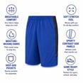 thumbnail image 4 of Boys' Active Shorts - 4 Pack Athletic Performance Gym Shorts (8-18), 4 of 7