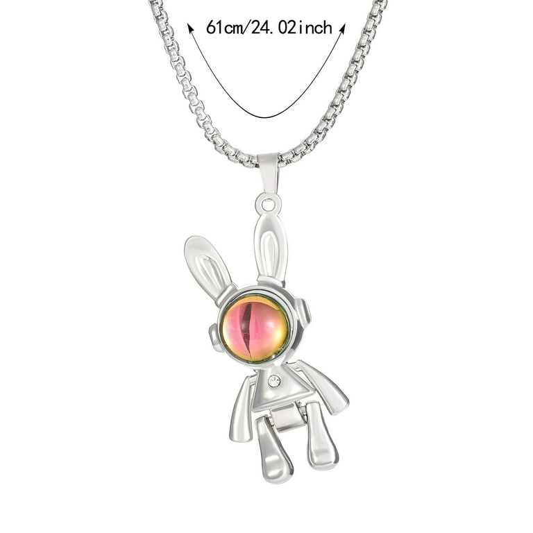 Astronaut Spaceman Space Charm Necklace 