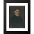 thumbnail image 2 of Jozef Hanula 18x24 Black Modern Framed Museum Art Print Titled - Portrait of a Woman (1883), 2 of 5