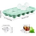 thumbnail image 3 of 3 Packs Ice Cube Trays, Silicone Ice Cube Trays with Removable Splash Proof Lid, 3 of 5