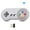 Multi-colored Button, variant on 2.4 GHz Wireless Controller for SNES Classic Edition&NES Classic Edition,LUXMO Wireless SNES USB Classic Controller Gamepad for Windows Laptop PC Mac Raspberry PI System(2 Pack)