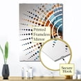 thumbnail image 3 of Designart "Marble Mosaic Agate in Gold and Blue Tones IV" Marble Oversized Wall Mirror - Modern Abstract Living Room Wall Mirror - Multiple Color Options, 3 of 6