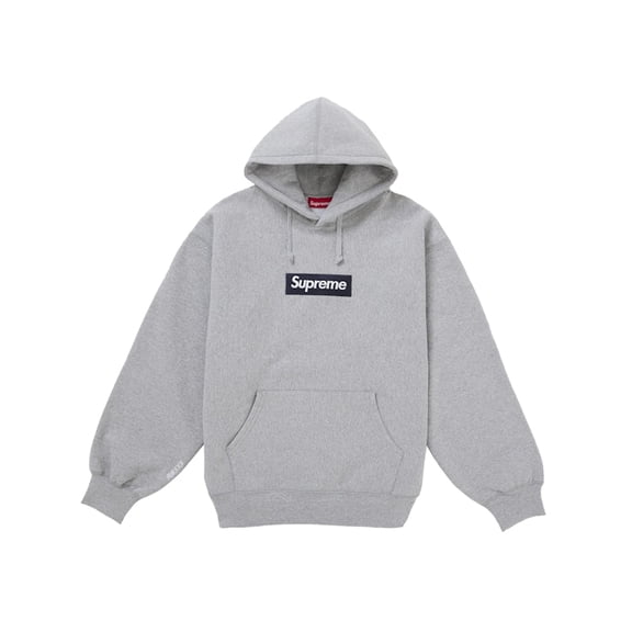 Supreme Men's Box Logo Hooded Sweatshirt (FW25) Heather Grey, from StockX