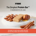 thumbnail image 3 of Rise Whey Protein Bars - Honey Cinnamon | Breakfast Bar & Protein Snack 18g Protein 4g Fiber Just 5 Whole Food Ingredients Gluten-Free Soy Free (12 Count), 3 of 7