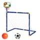 thumbnail image 4 of Aro de baloncesto con portería de fútbol, portería de fútbol plegable, soporte de baloncesto para niños y niñas, juguetes interactivos para padres e Verde, 4 of 8