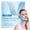 Blue, variant on Chin Strap for Face Contouring - Reusable & Adjustable V Line Ice Silk Fabric Mask - Blue