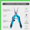 Blue Stainless Steel Pruner for Effortless Gardening